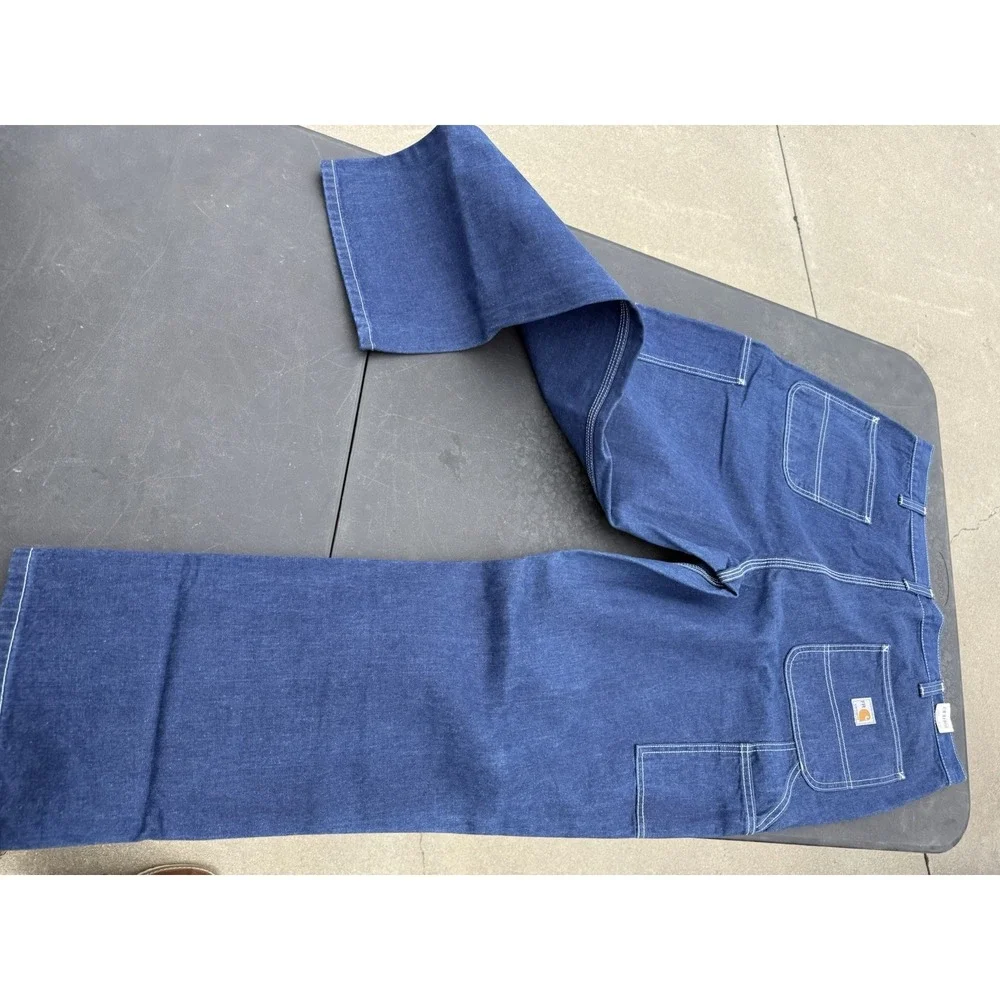 NWT Carhartt FR Flame Resistant Jeans 40x32 Workwear Denim Pants Blue